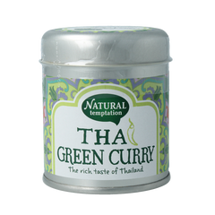 Natural Temptation Thai green curry blikje bio 35 Gram