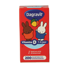Dagravit Vitamine D tablet kids  200 Stuks