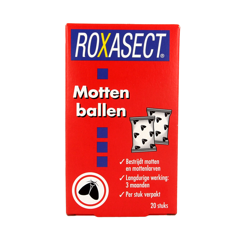 Roxasect Mottenballen 20 Stuks