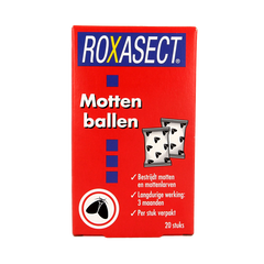 Roxasect Mottenballen 20 Stuks