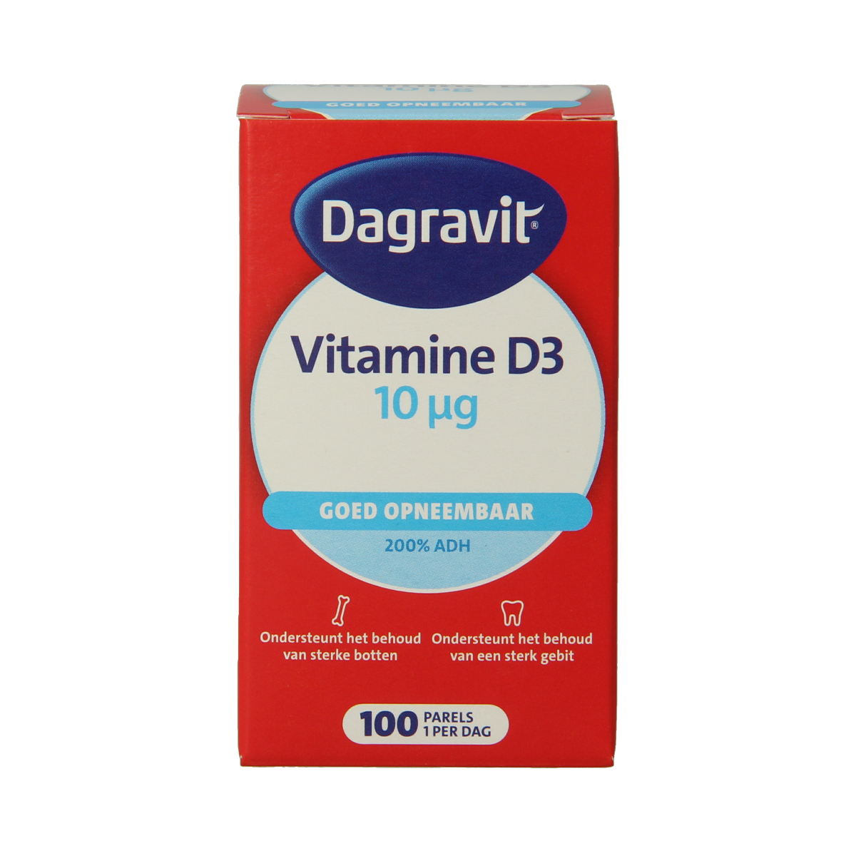Dagravit Vitamine D pearls 400IU 100.00 Stuks