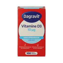 Dagravit Vitamine D pearls 400IU 100 Stuks