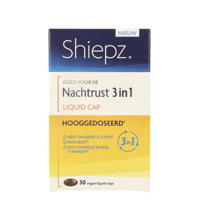 Shiepz Nachtrust 3-in-1 sterk 30 Tabletten