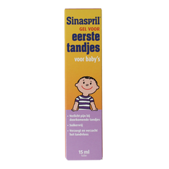 Sinaspril Gel voor de eerste tandjes 15 Milliliter