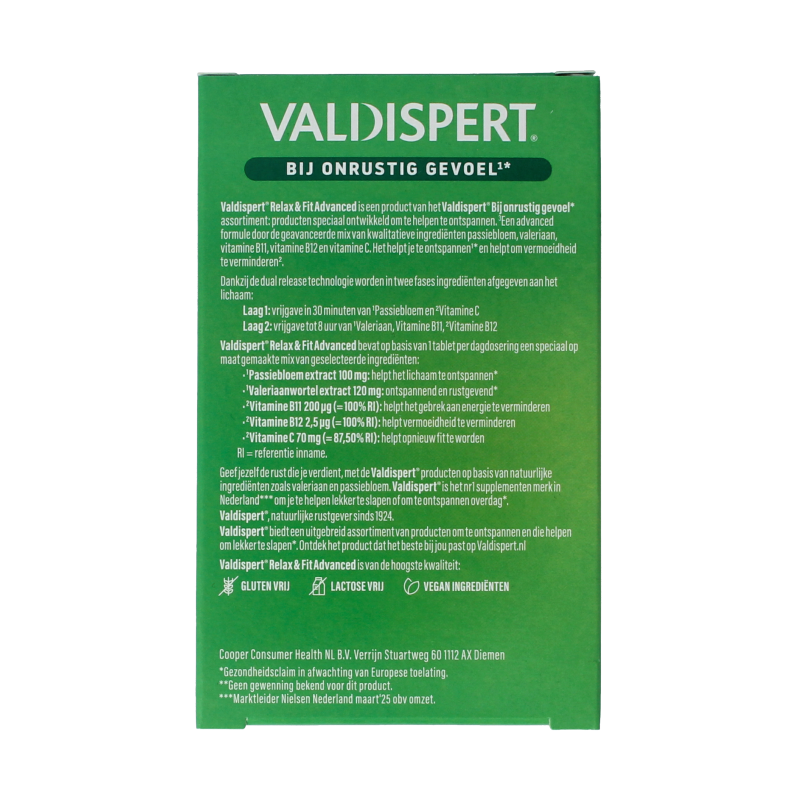 Valdispert Relax & fit advanced 24 Tabletten