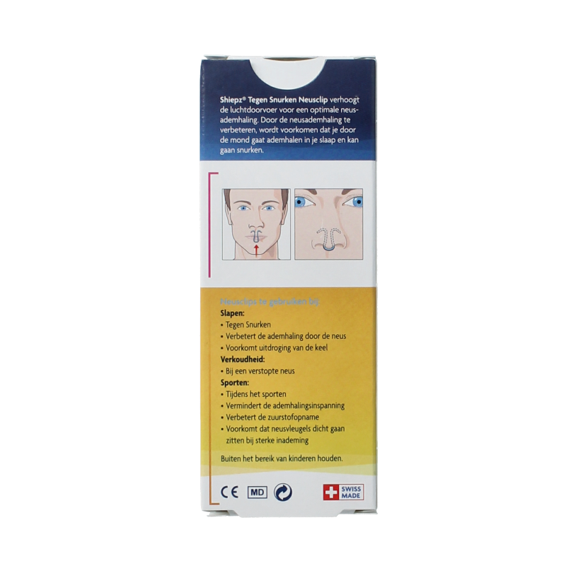 Shiepz Tegen snurken neusclip 2 Stuks