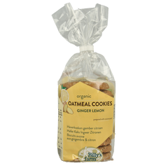 Billy's Farm Haverkoeken gember-citroen bio 200 Gram