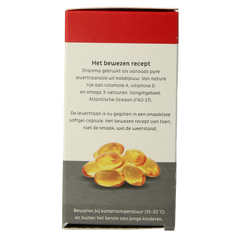 Draisma Vitamine A + D levertraan 100.00 Capsules
