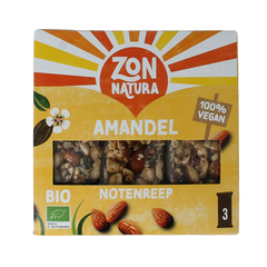 Zonnatura Muesli notenmix reep amandel bio 3 Stuks