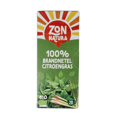 Zonnatura Brandnetel citroengras bio 20 Zakjes