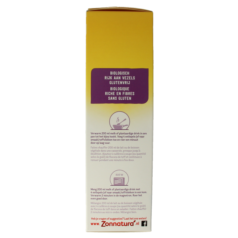 Zonnatura Teff meergranen bio 300 Gram