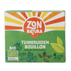 Zonnatura Fine herbstock bouillon zonder gist bio 60.00 Gram