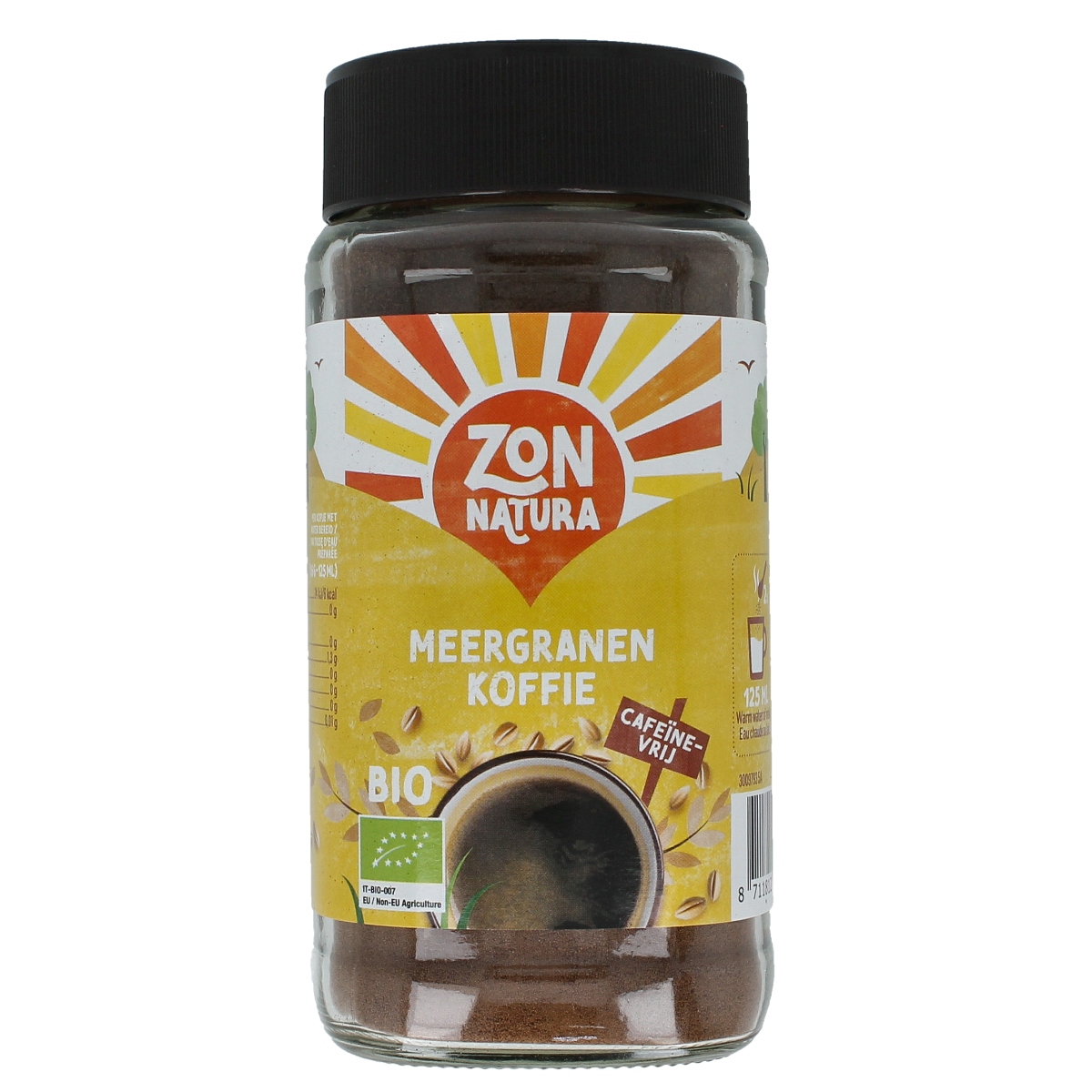 Zonnatura Meergranen koffie bio 100.00 Gram