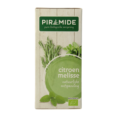 Piramide Citroenmelisse thee eko bio 20.00 Zakjes