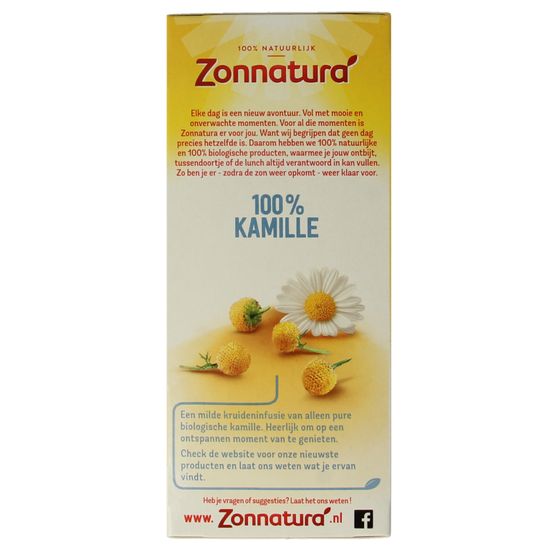 Zonnatura Kamille thee 100% bio 20 Zakjes