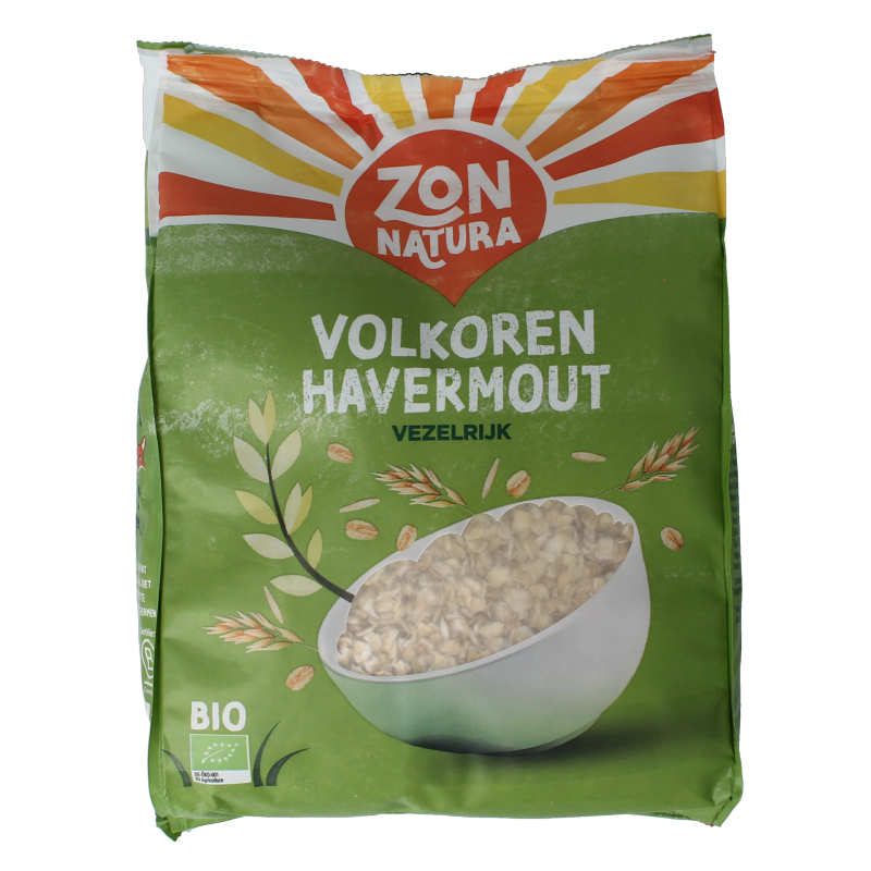 Zonnatura Havermout volkoren bio 300 Gram