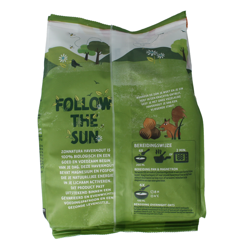 Zonnatura Havermout volkoren bio 300 Gram