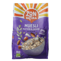 Zonnatura Muesli noten en zaden bio 375 Gram