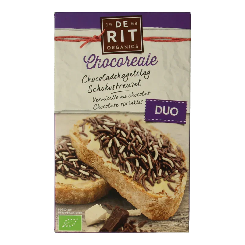 De Rit Chocoreale hagelslag mix bio 225 Gram