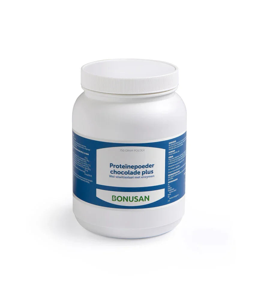 Bonusan Proteine poeder chocolade plus 750 Gram