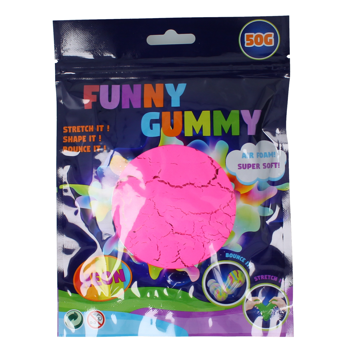 Funny Gummy Bouncing airfoam putty 300.00 Gram