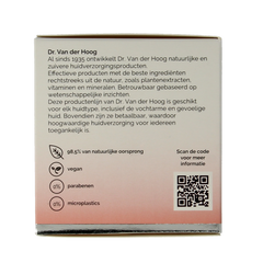 Dr. van der Hoog Anti-aging hypoallergeen dag en nachtcreme  50.00 Milliliter