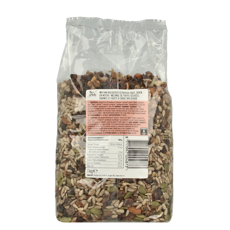 Nice & Nuts Energy mix bio 1 Kilogram