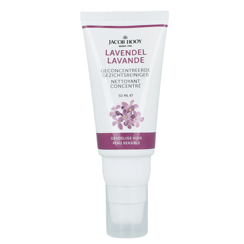 Jacob Hooy Lavendel creamy face cleaner 50 Milliliter