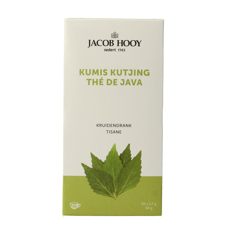 Jacob Hooy Kumis kutjing theezakjes 20 Zakjes