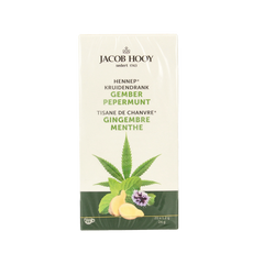 Jacob Hooy Hennep gember pepermunt thee 20 Zakjes
