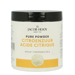 Jacob Hooy Citroenzuur pot 200 Gram