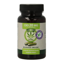 Jacob Hooy CBD Capsules 20mg 60 Capsules