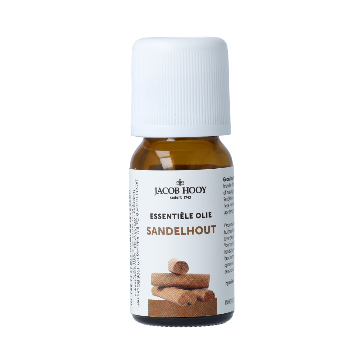 Jacob Hooy Sandelhout olie  10.00 Milliliter