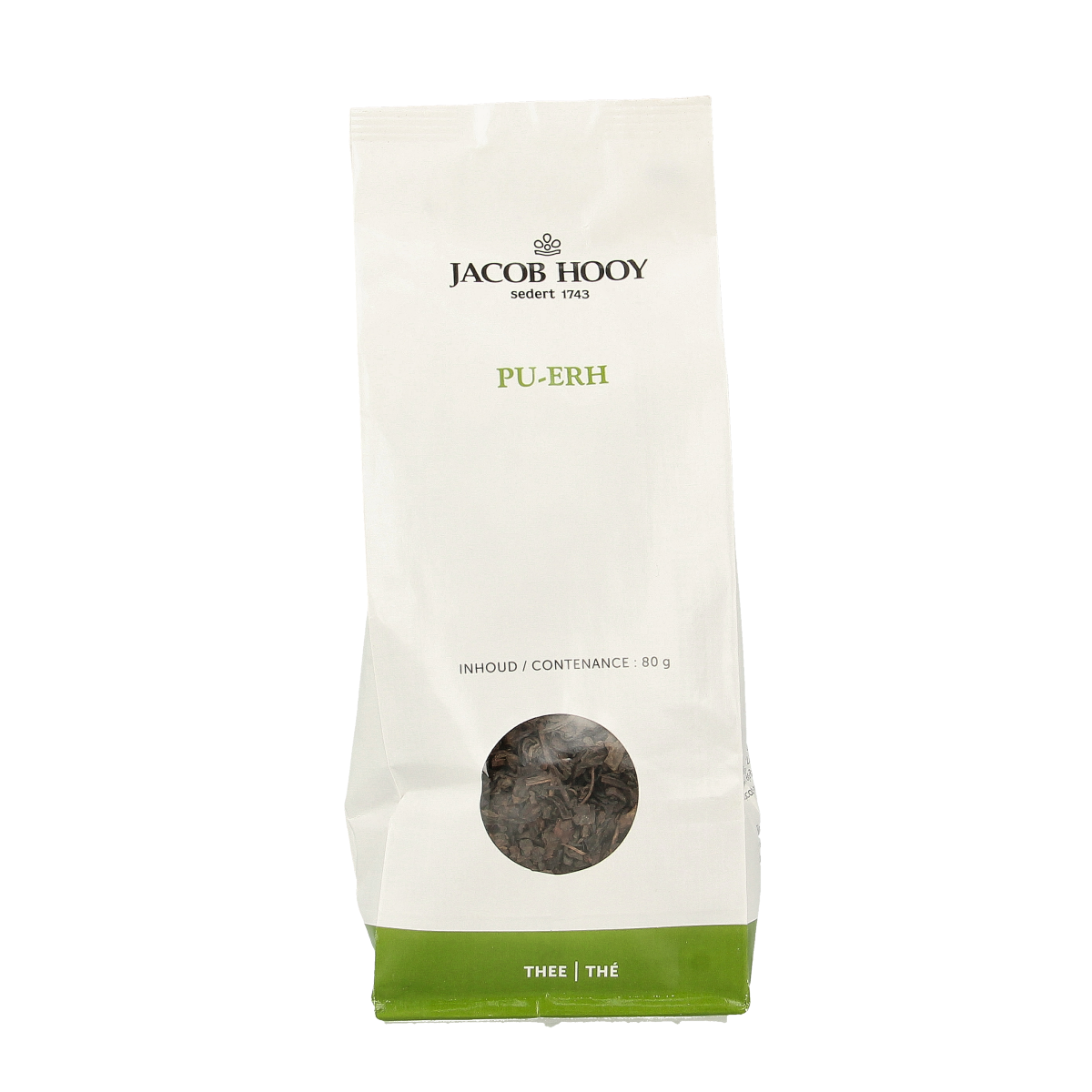 Jacob Hooy Pu erh thee 80.00 Gram