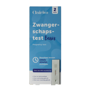 Clairivo Zwangerschapstest cassette 2.00 Stuks