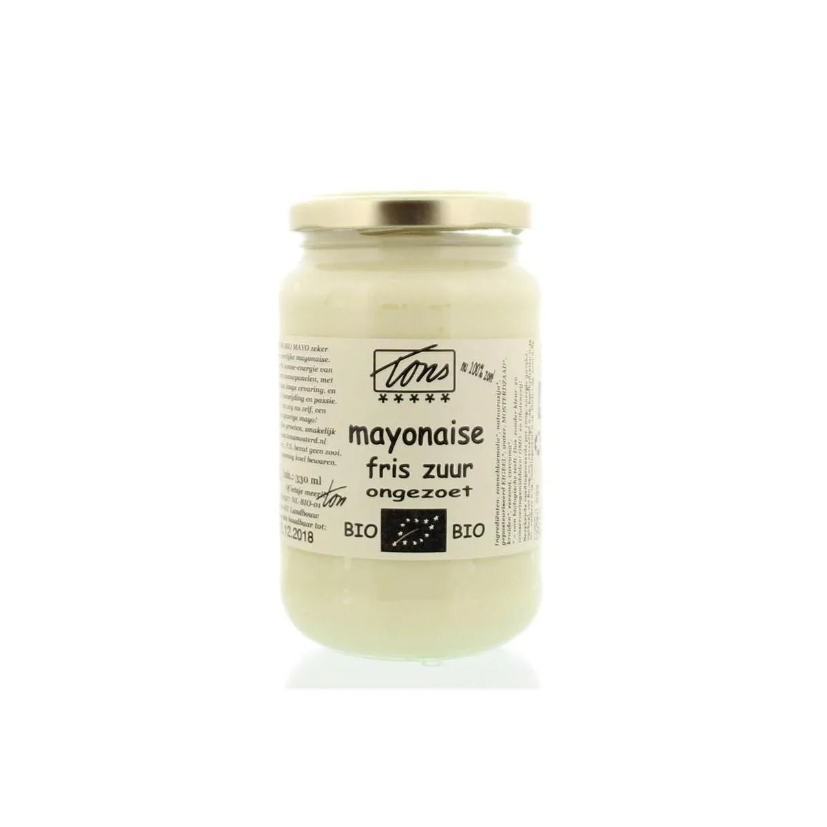 Van Ton Mayonaise fris zuur bio  310 Gram