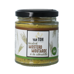 Van Ton Mosterd bieslook bio 170 Gram