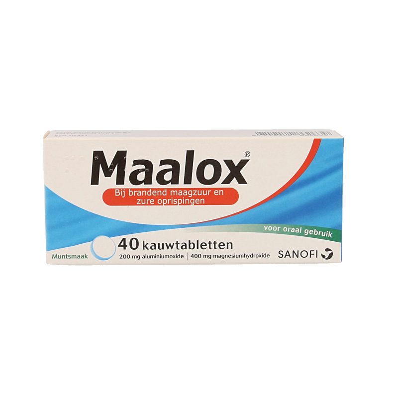 Maalox Kauwtabletten 200/400mg 40 Kauwtabletten