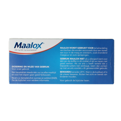 Maalox Kauwtabletten 200/400mg 20.00 Kauwtabletten