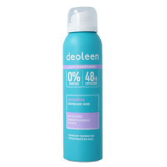 Deoleen Deodorant spray satin sensitive zonder alcohol 150.00 Milliliter