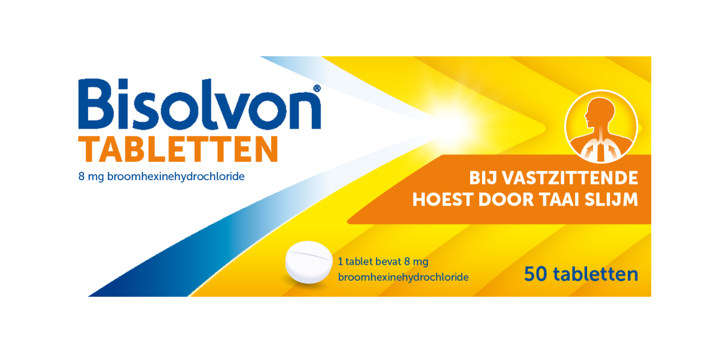 Bisolvon Broomhexinehydrochloride 8mg 50 Tabletten
