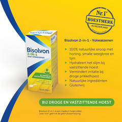 Bisolvon Drank 2-in-1 volwassenen 133 Milliliter