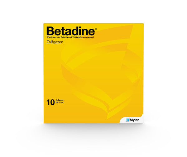 Betadine Desinfectie zalfgazen 10.00 Stuks