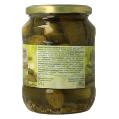 Bionova Augurken zoet zuur bio 670.00 Gram