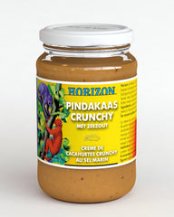 Horizon Pindakaas crunchy met zeezout eko bio 350.00 Gram