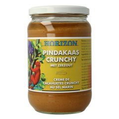 Horizon Pindakaas crunchy met zeezout eko bio 650.00 Gram