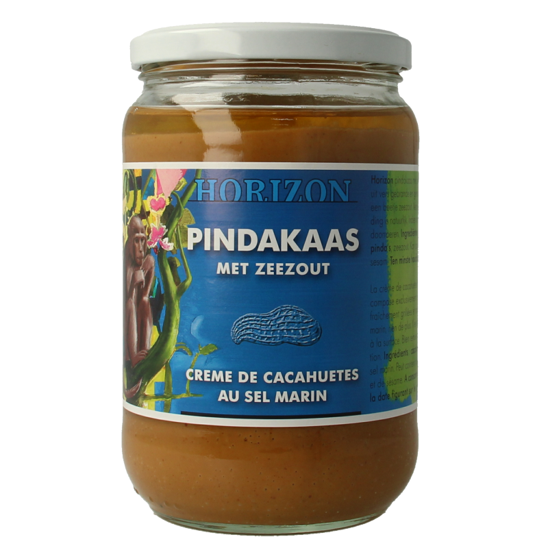 Horizon Pindakaas met zeezout eko bio 650 Gram