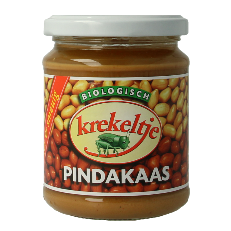 Krekeltje Pindakaas met zout eko bio 250 Gram