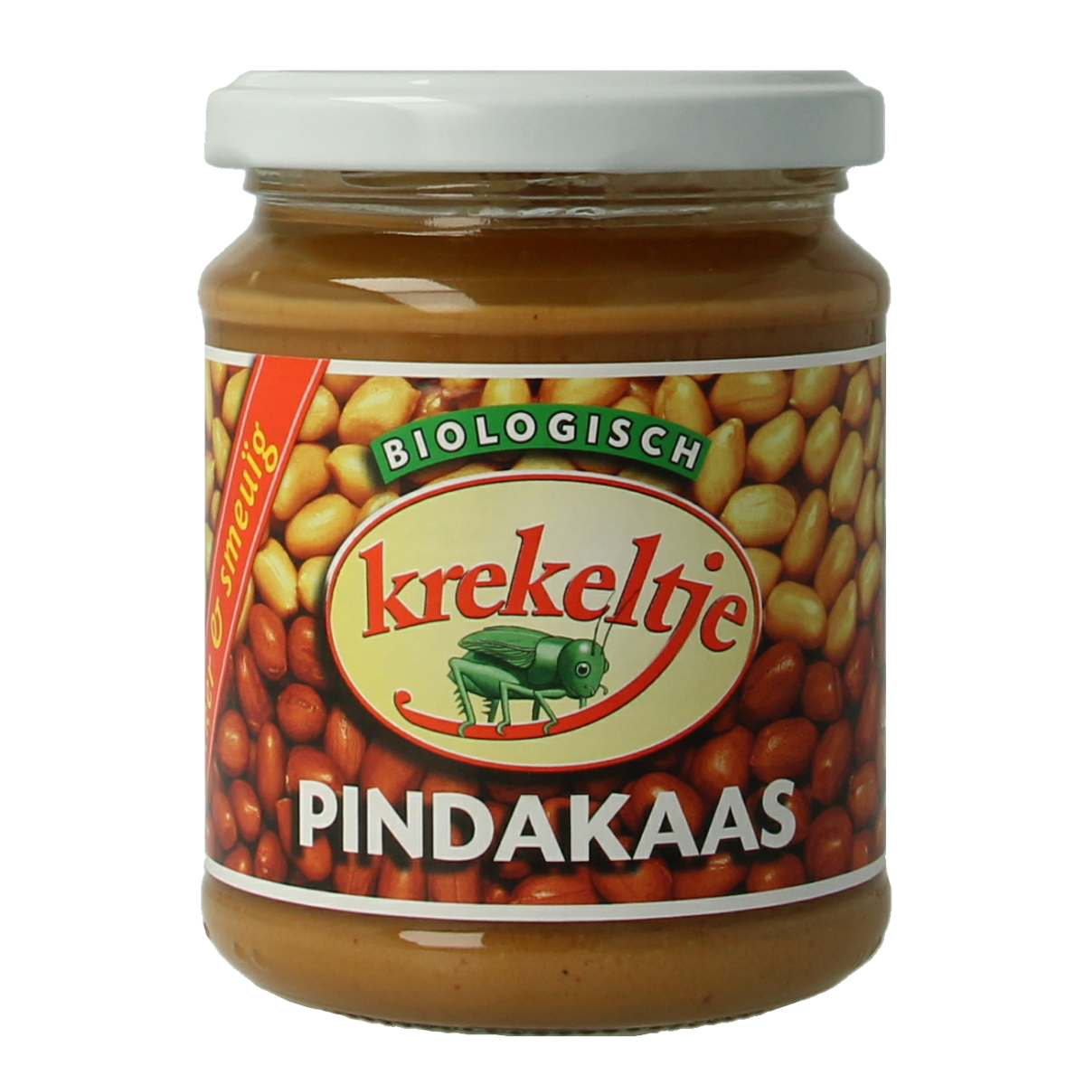 Krekeltje Pindakaas met zout eko bio 250.00 Gram