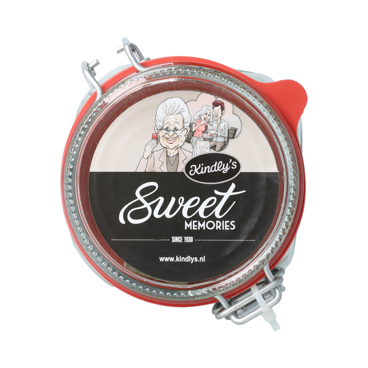 Kindly's Weckpot snoep drop 1.00 Kilogram
